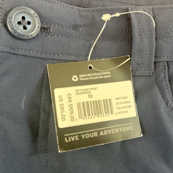 Eddie Bauer First Ascent Navy Blue Guide Pant Size Petite 10 NWT Hiking Outdoor - Picture 6 of 12